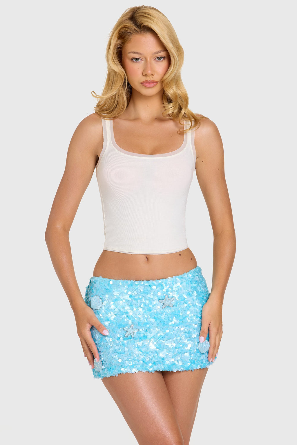 Chic Modal Tank Top in Ivory