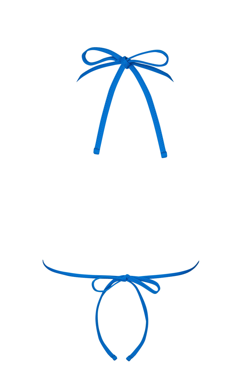 Chic Triangle Bikini Top in Sapphire