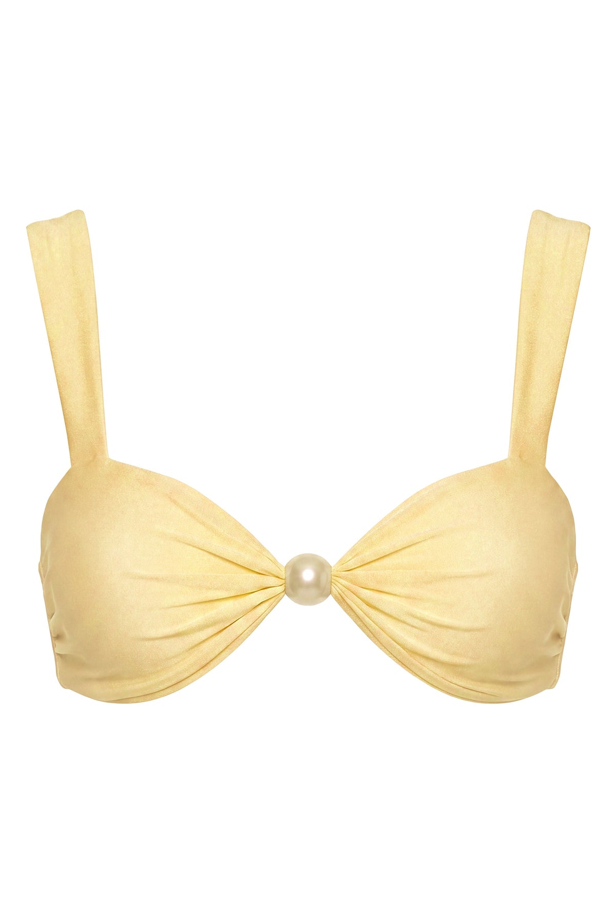 Chic Bikini Top in Lemon