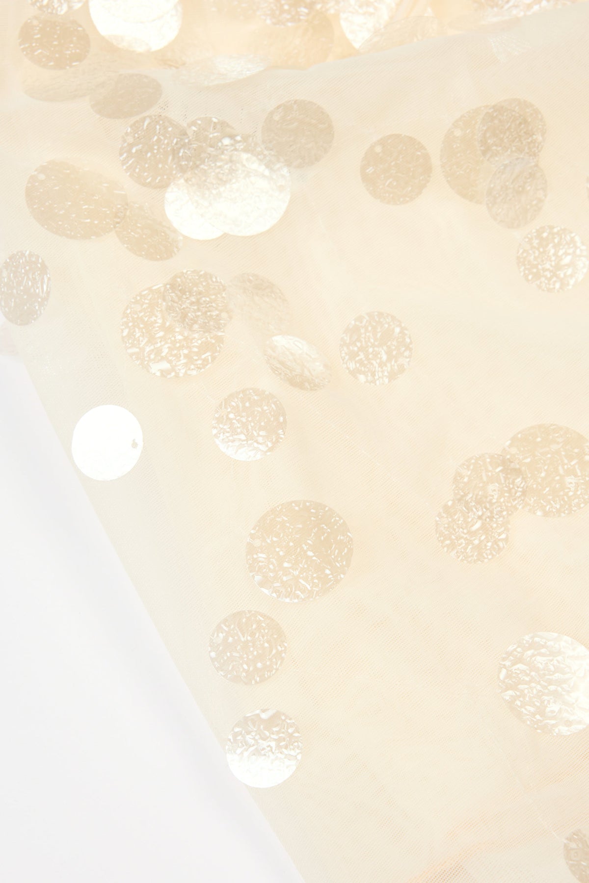 Chic Embellished Mini Dress in Pearl