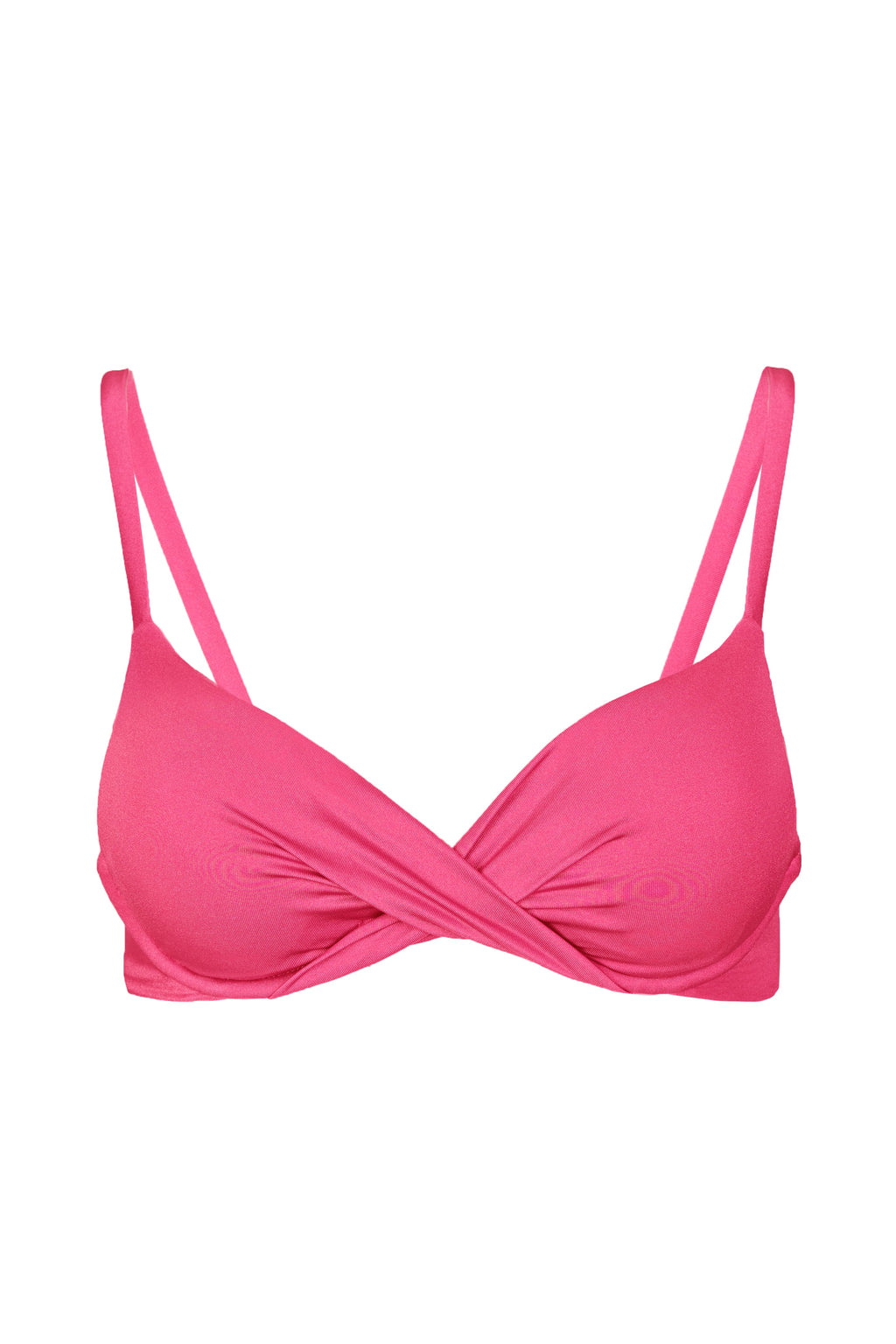 Chic Underwired Bikini Top in Raspberry