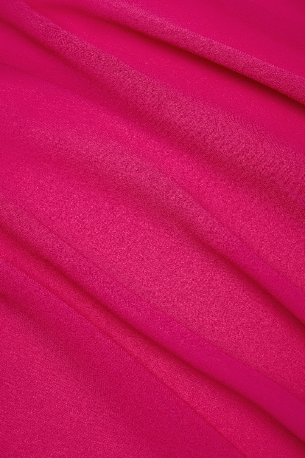 Chic Cowl-Neck Mini Dress in Fuchsia Pink