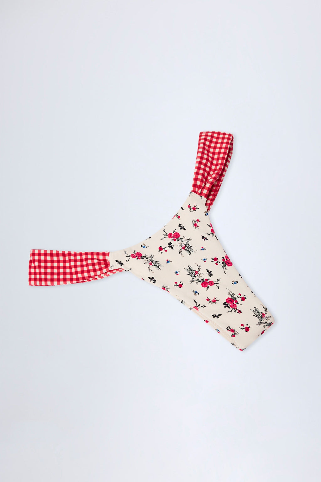Chic Cheeky Bikini Bottoms in Red Floral