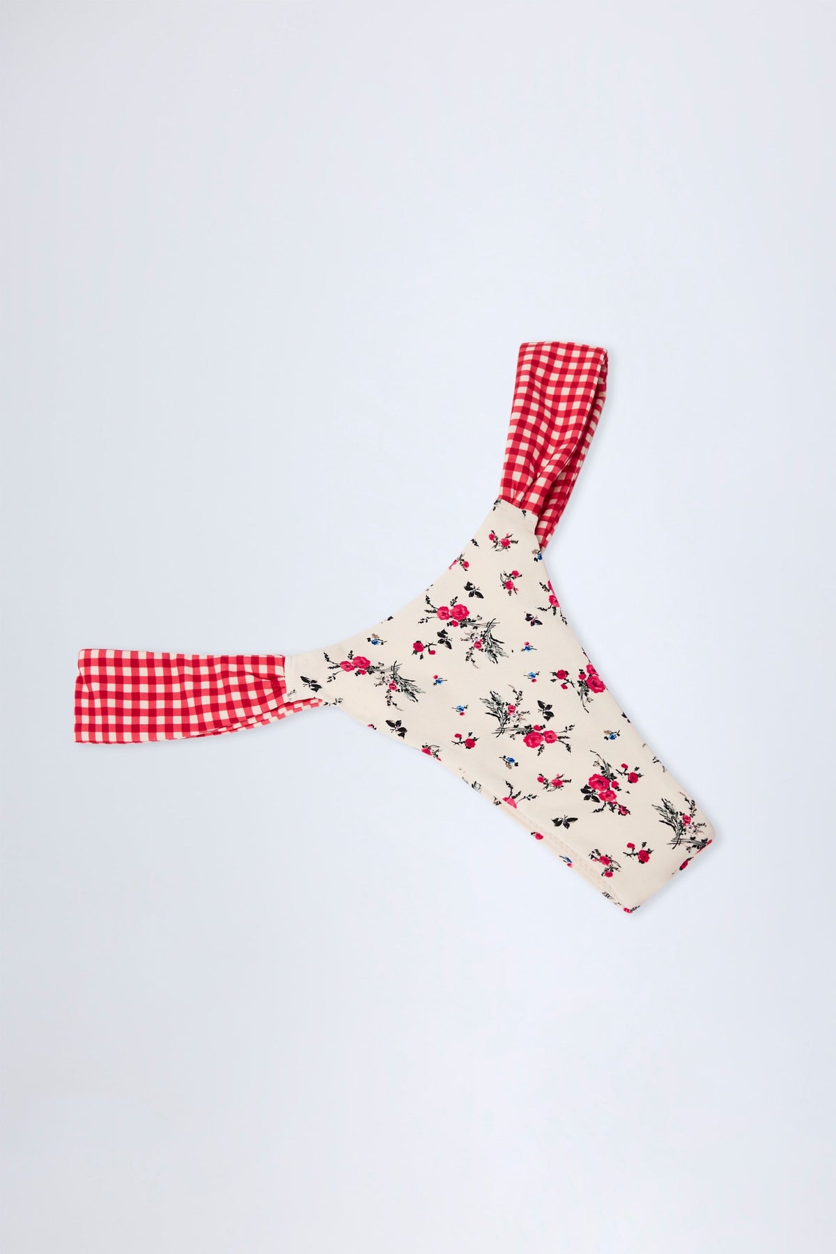 Chic Cheeky Bikini Bottoms in Red Floral