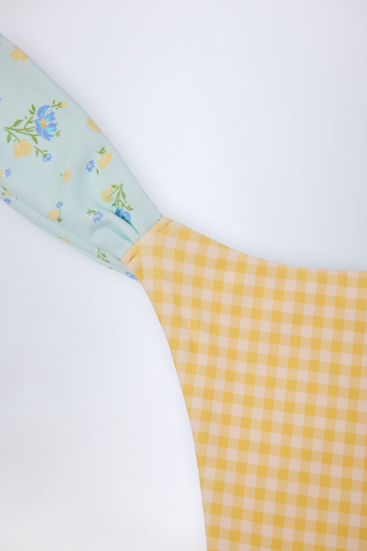 Chic Cheeky Bikini Bottoms in Yellow Gingham