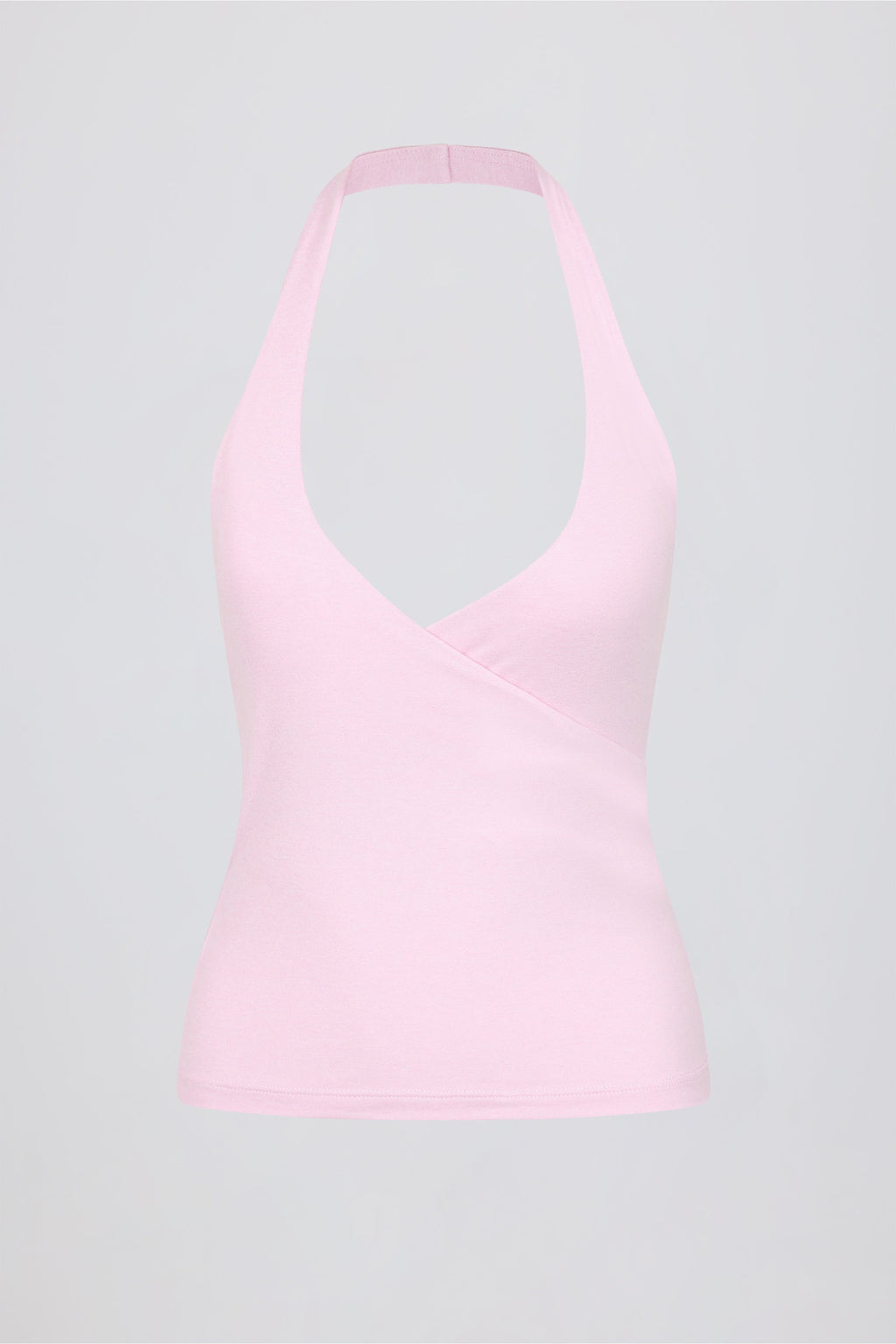 Chic Halterneck Open-Back Tank Top in Bloom