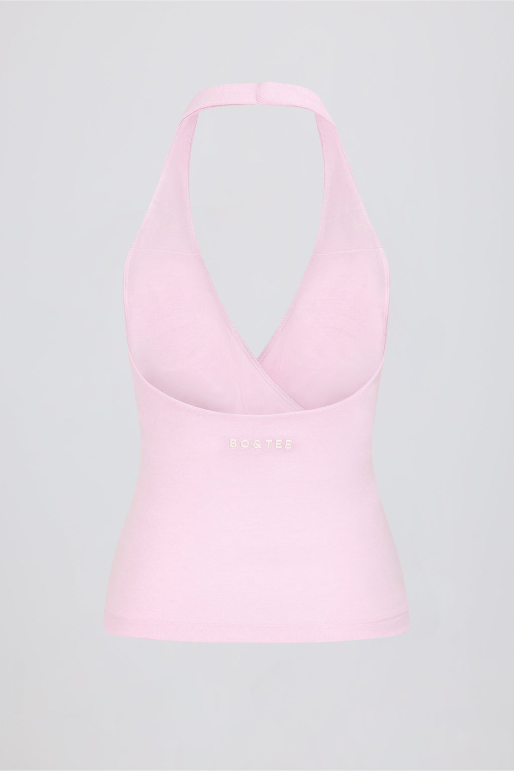Chic Halterneck Open-Back Tank Top in Bloom